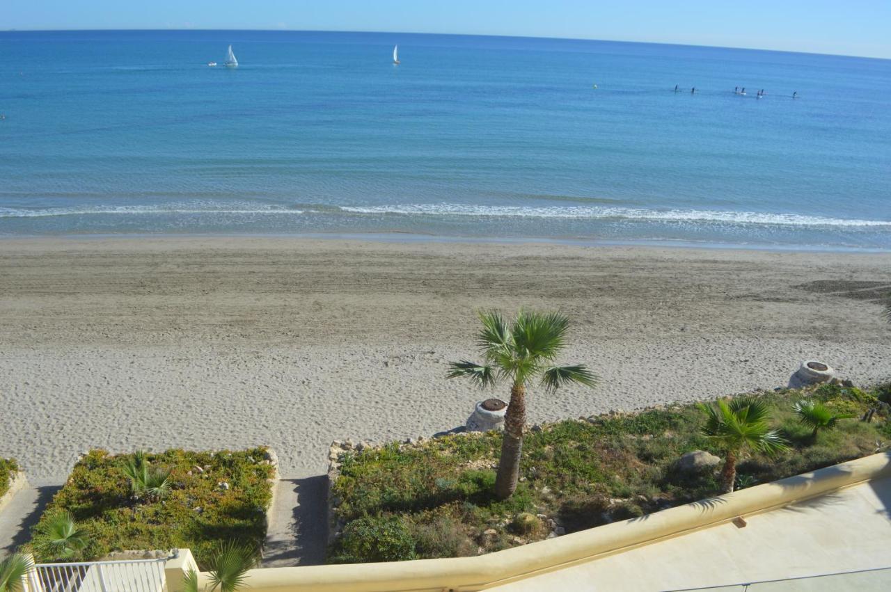 Maravilloso Apartamento Amanecer Cabo A Pie De Playa Y Mar En Chalet Roquetes Alicante Exterior photo