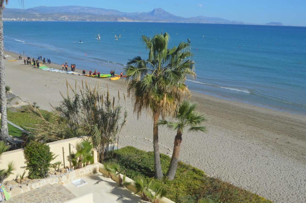 Maravilloso Apartamento Amanecer Cabo A Pie De Playa Y Mar En Chalet Roquetes Alicante Exterior photo