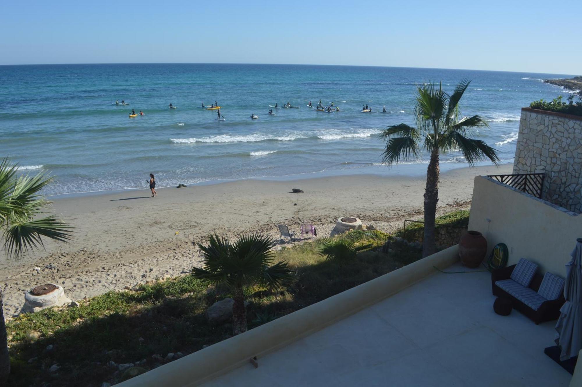 Maravilloso Apartamento Amanecer Cabo A Pie De Playa Y Mar En Chalet Roquetes Alicante Exterior photo
